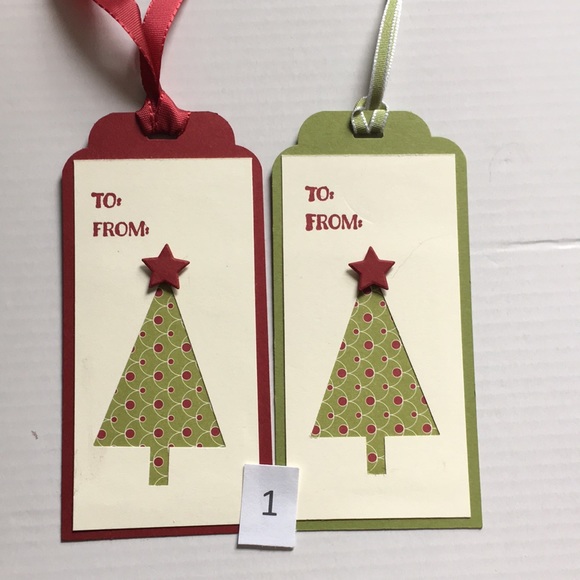 PICK 12 Fancy Christmas Tags FREE SHIPPING - Picture 2 of 15